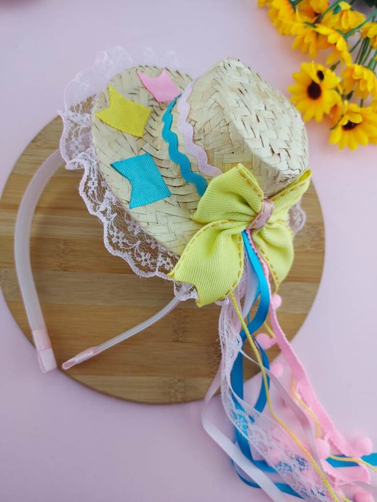 Tiara de Festa Junina tutoriais e modelos fantásticos para inspirar