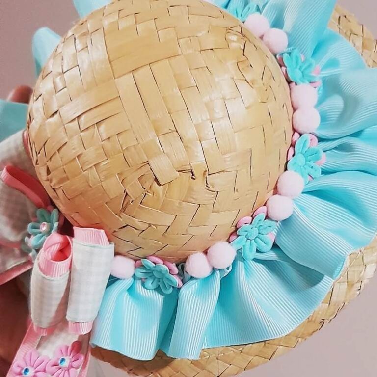 Como enfeitar chapéu para festa junina: tutorial fácil de fazer ...