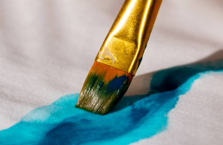 que tinta usar para pintar isopor azul