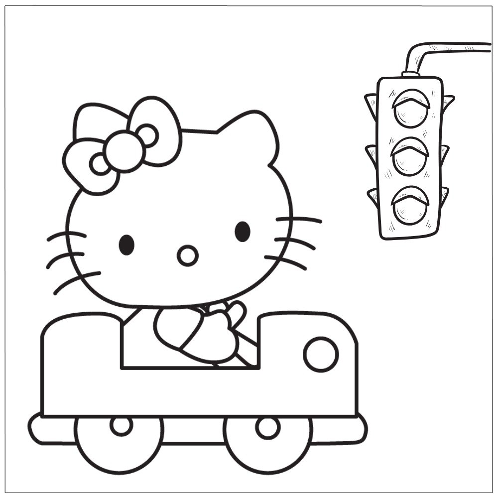 Hello Kitty no trânsito