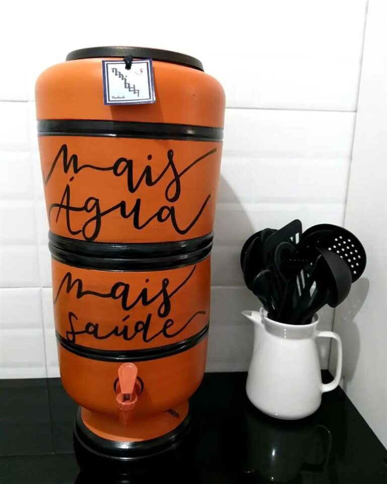 Filtro de barro decorado: 30 tendências modernas e tutorial fácil ...