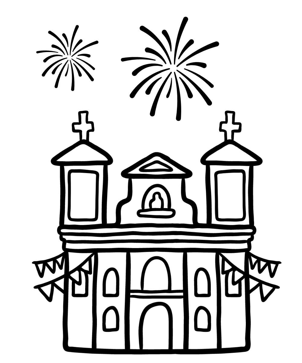 desenhos de são joão para pintar e imprimir