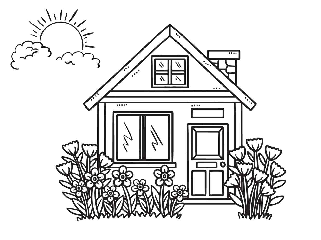 casa com jardim 