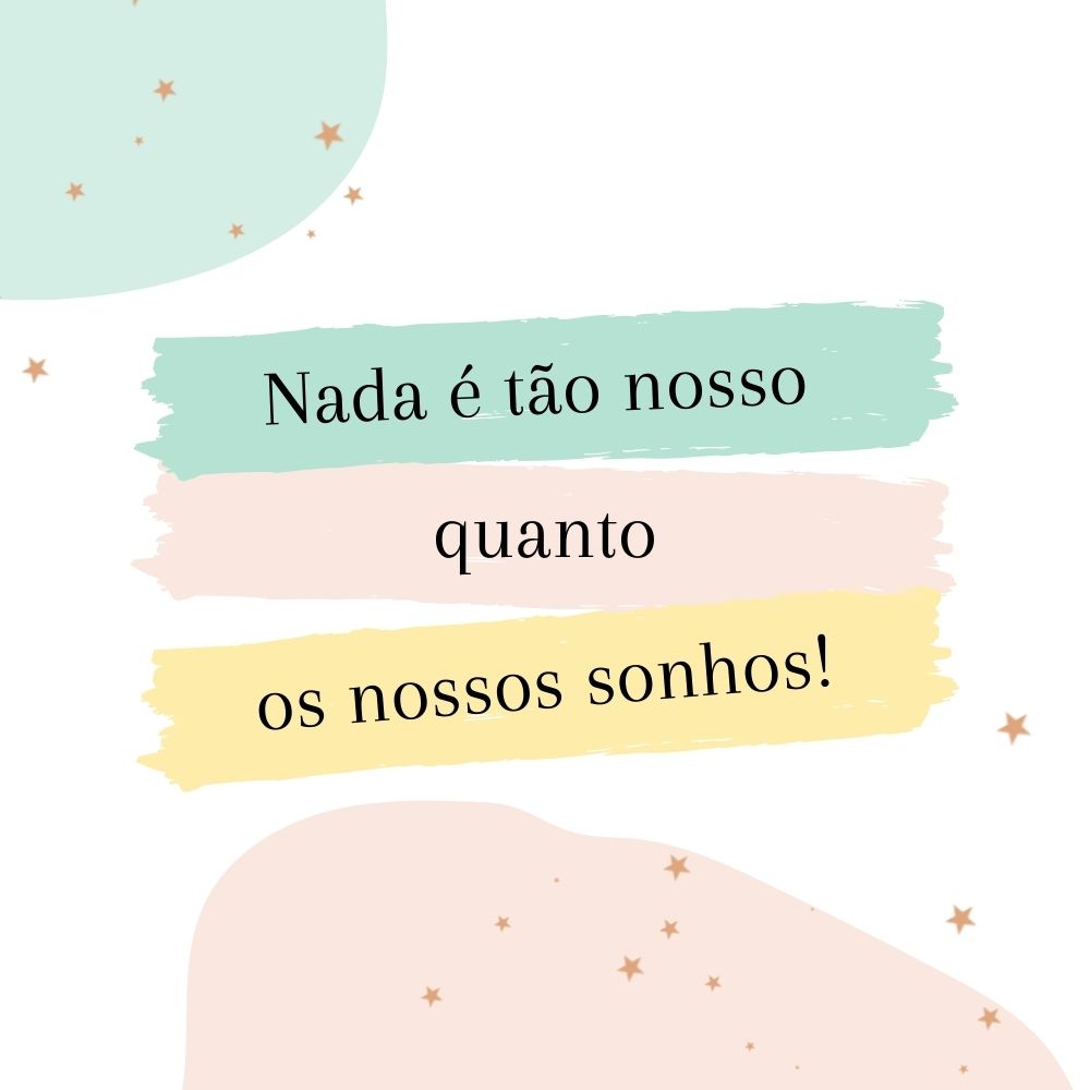 frase sobre sonhos