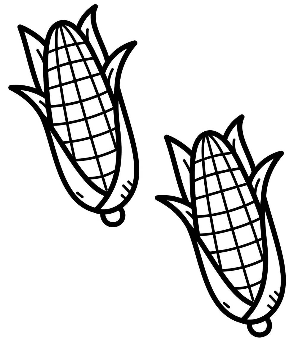 desenho de milho