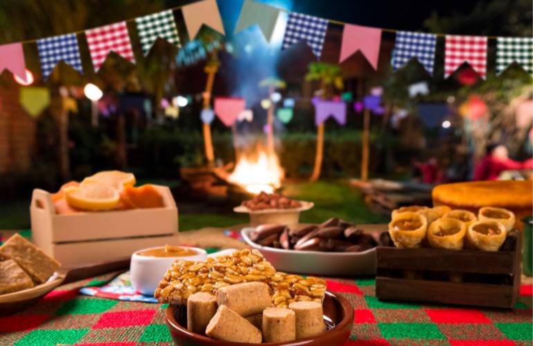 fogueira de festa junina