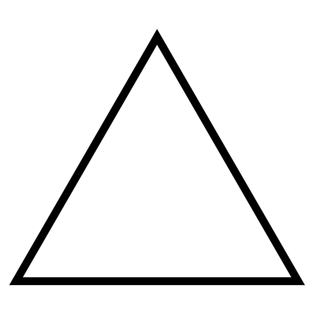 triangulo para imprimir