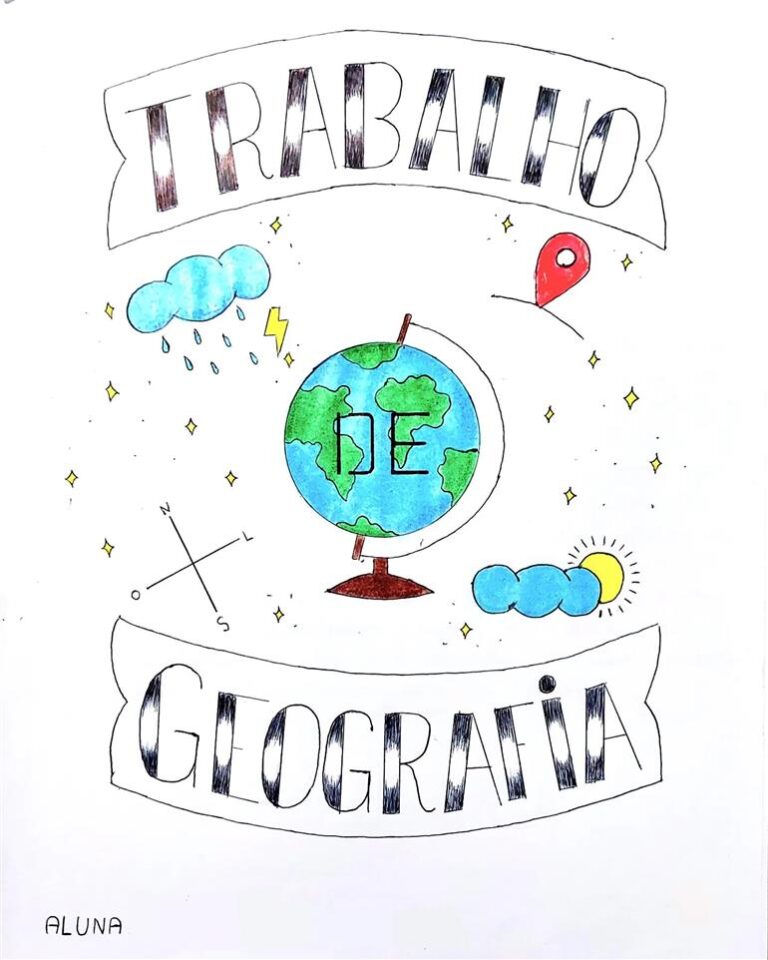 Capa de trabalho escolar feito a mão: como fazer, dicas e ideias ...
