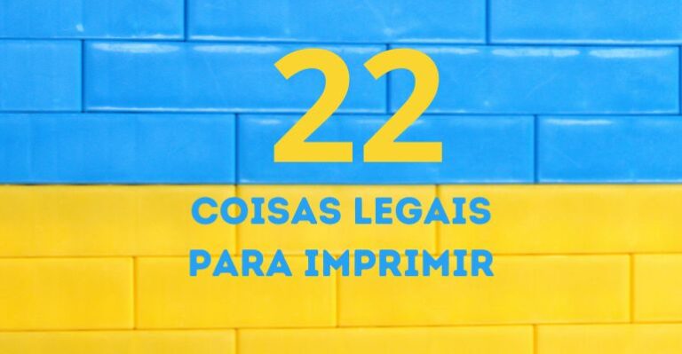 coisas legais para imprimir gratis