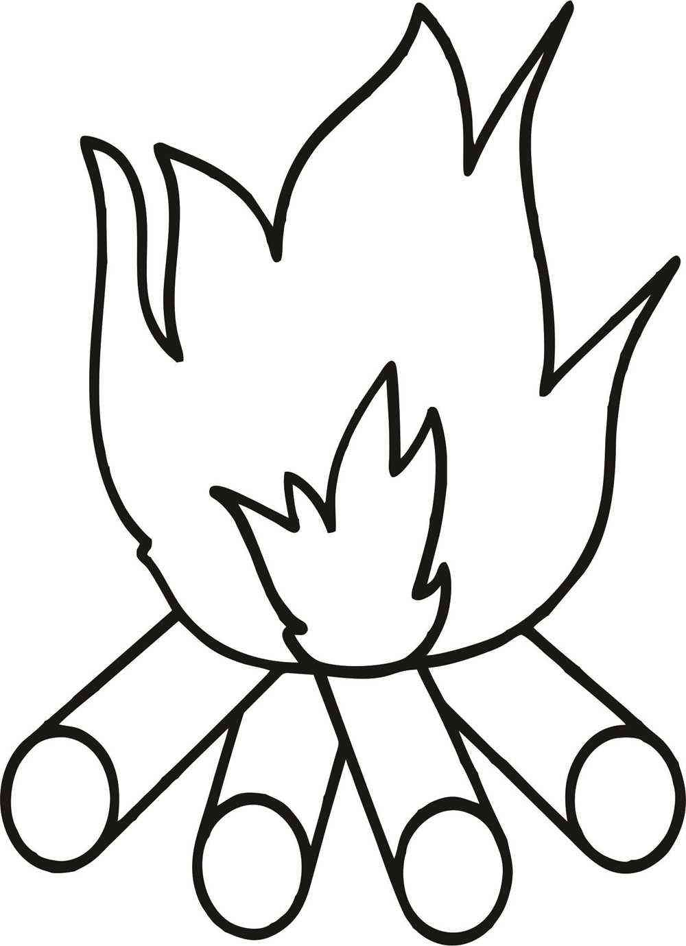 desenho fogueira junina 