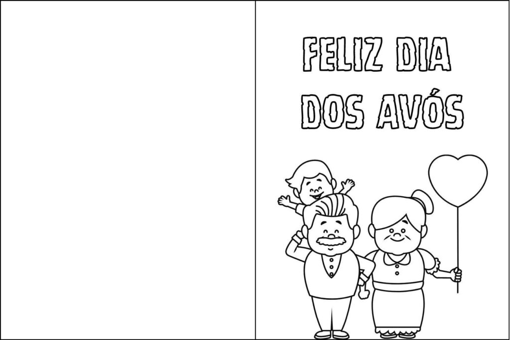 Cartão dia dos Avós: 11 ideias criativas e modelos para imprimir ...
