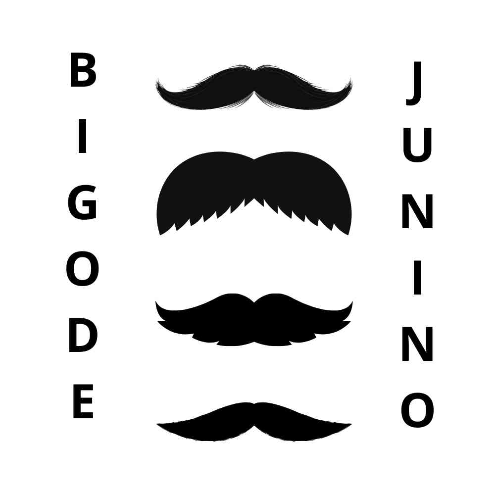 modelos de bigodes juninos