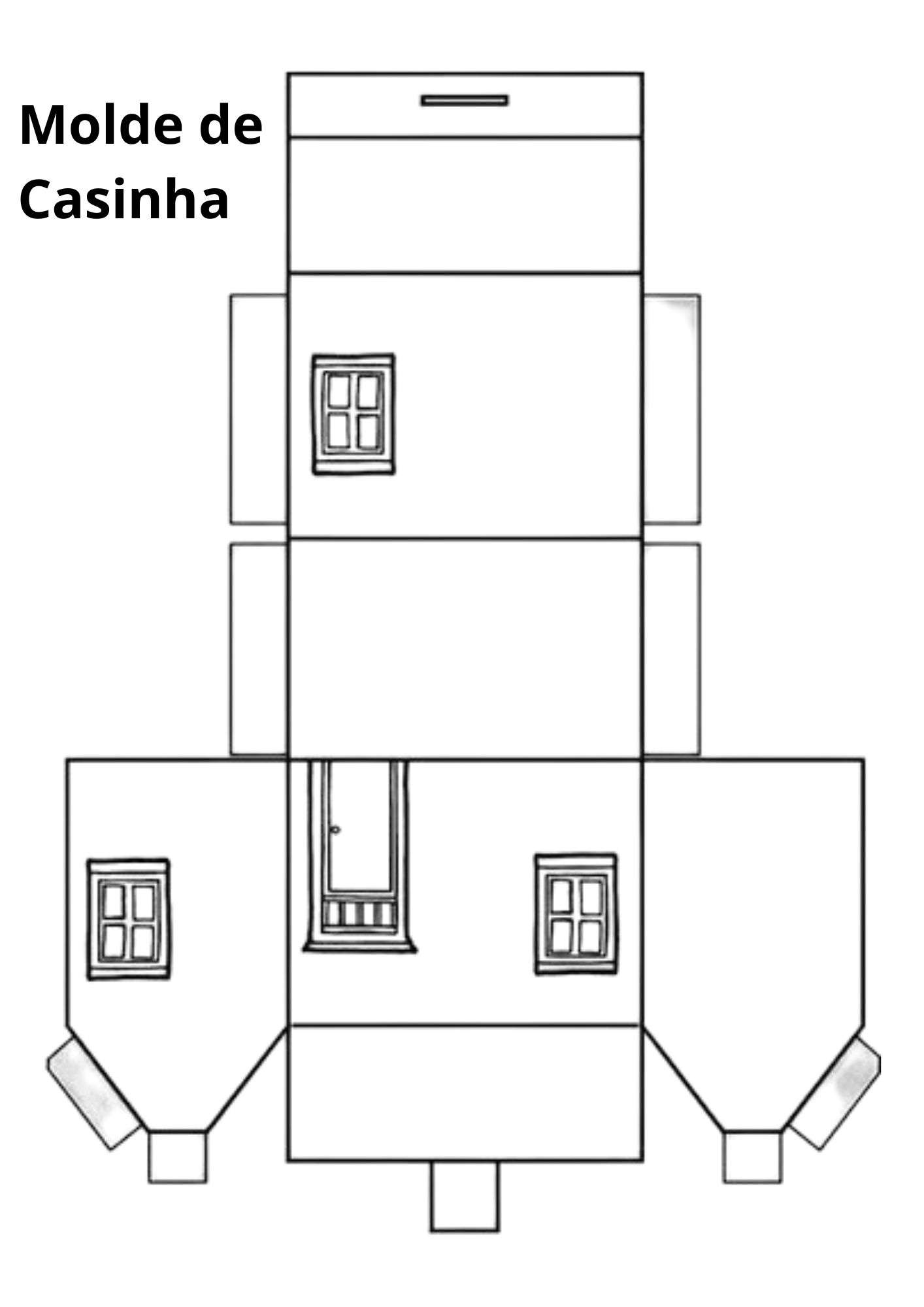 molde casinha grande