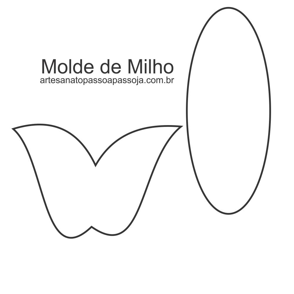 molde de milho em eva