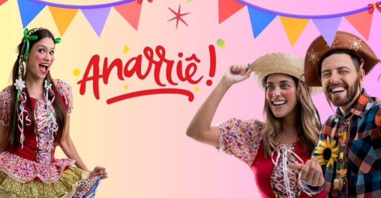 lista com passos de quadrilha