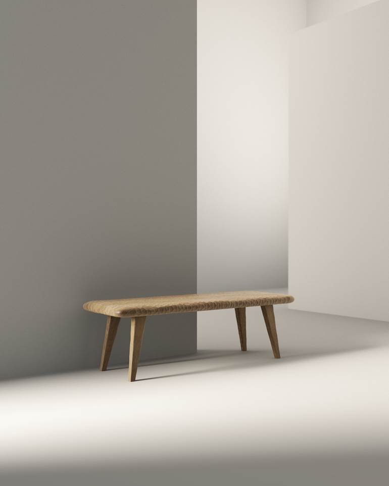 Banco de madeira minimalista