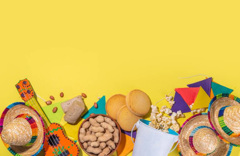 símbolos juninos alimentos