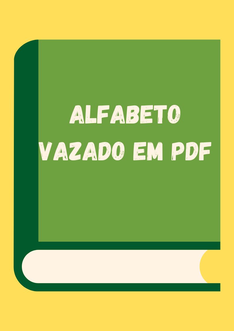 alfabeto vazado letras para imprimir