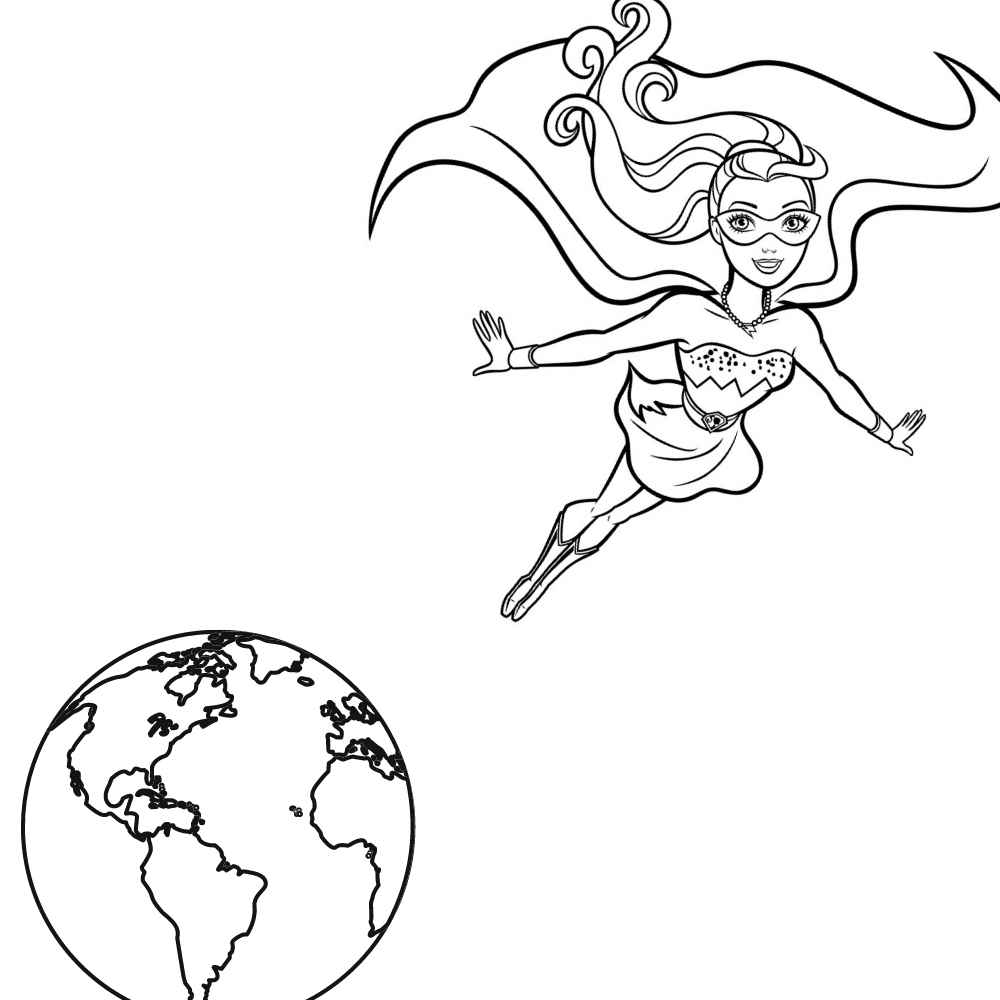 barbie super heroina