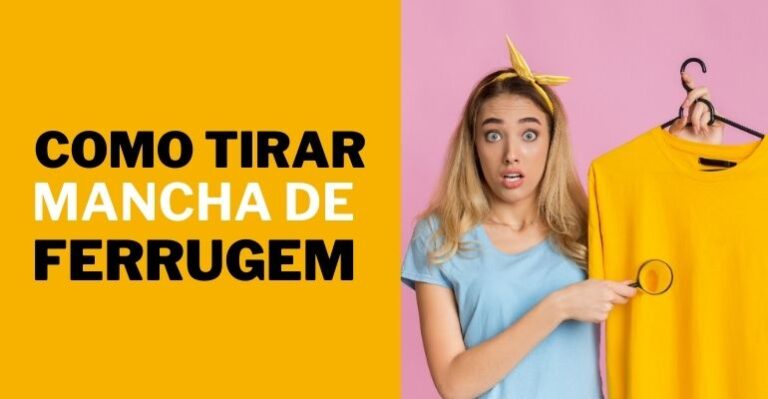 como tirar mancha de ferrugem da roupa