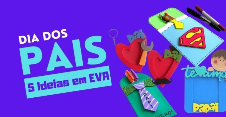 lembrancinhas de dia dos pais em EVA