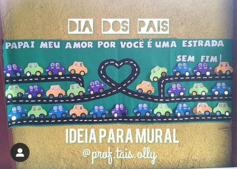 Mural de Dia dos Pais para Educação Infantil: 24 Ideias para os Super ...