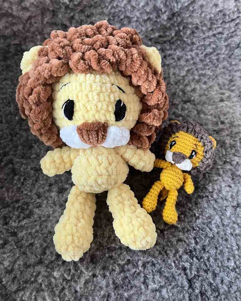 Amigurumi leão