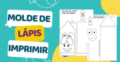 Molde de lápis para imprimir grande em PDF - Artesanato Passo a Passo!