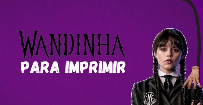 tudo da wandinha para imprimir