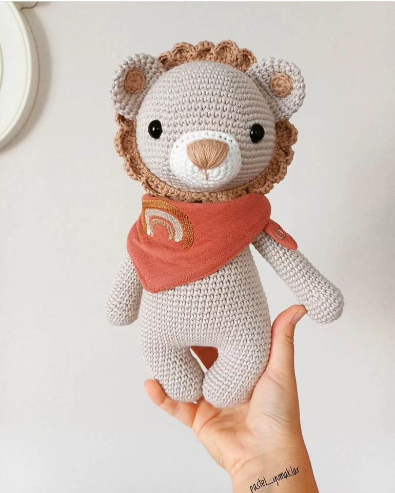 Amigurumi de leão