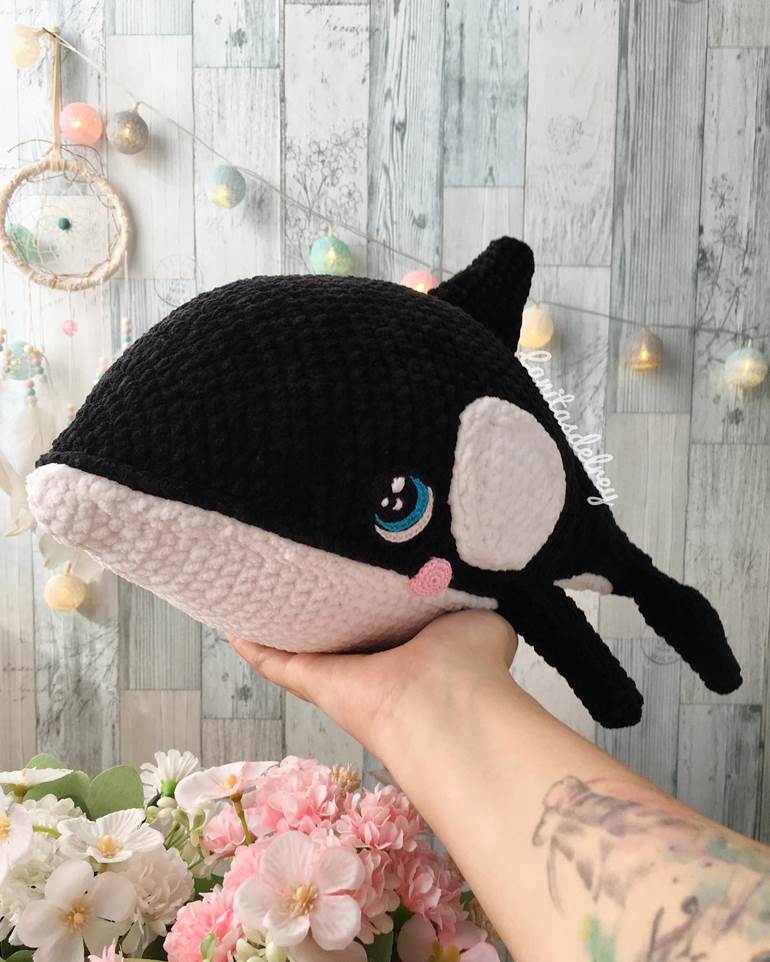 amigurumi com animal marinho