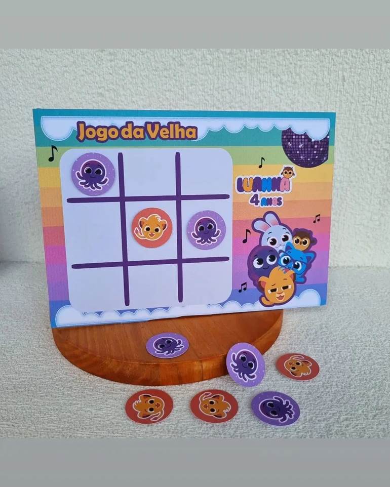 Jogo da Velha Personalizado Bolofofos