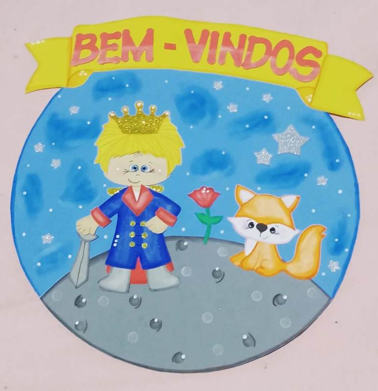 Decoração de pequeno principe