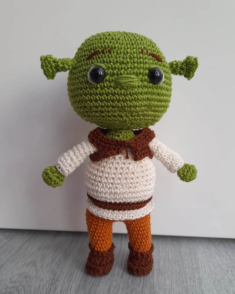 amigurumi shrek 