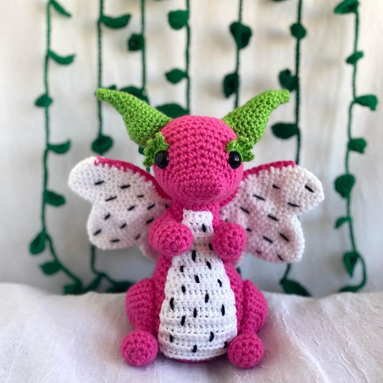 amigurumi dragão