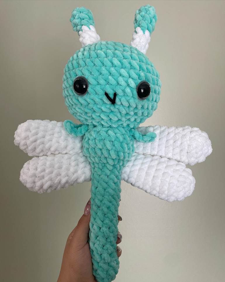 Amigurumi de libelula