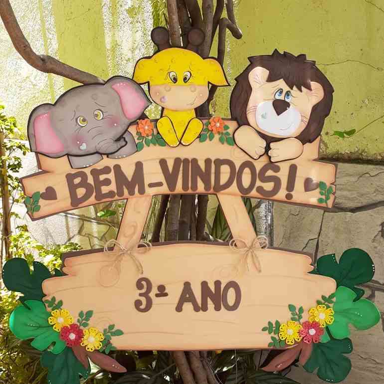 decoração de sala de aula enfeite de animais