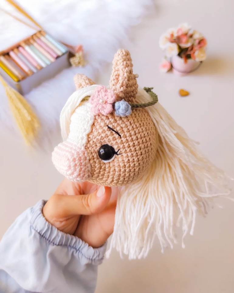 Amigurumi de cavalo