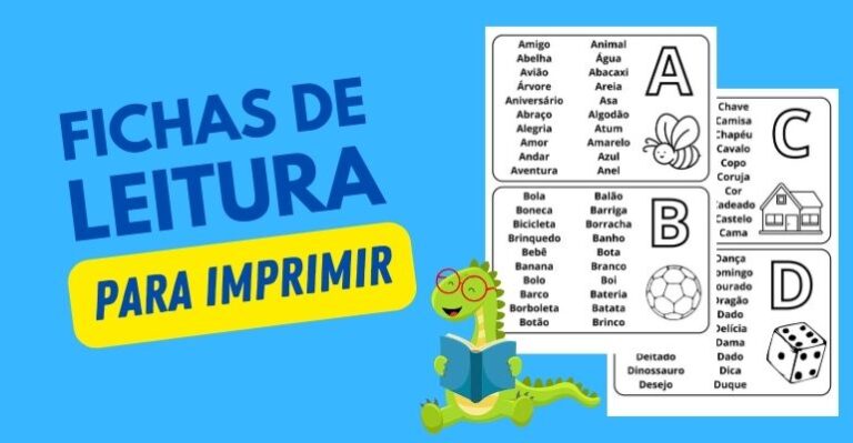 fichas de lelitura para educacao infantil