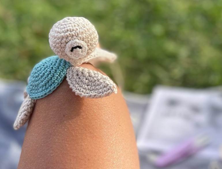 amigurumi de tartaruga