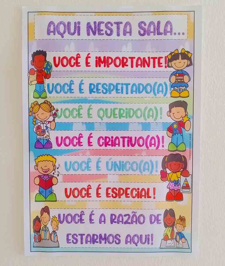 Decoração com mensagem