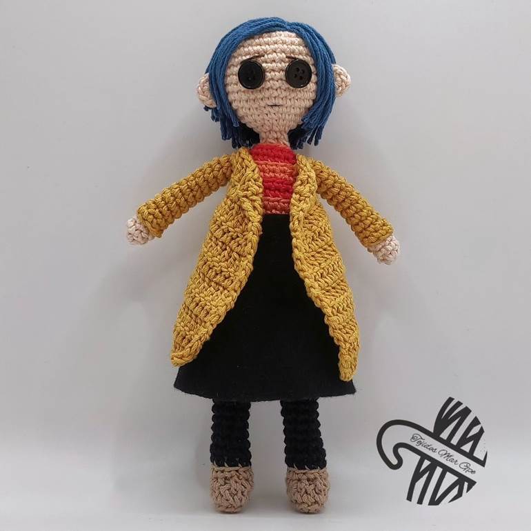 Amigurumi de coraline