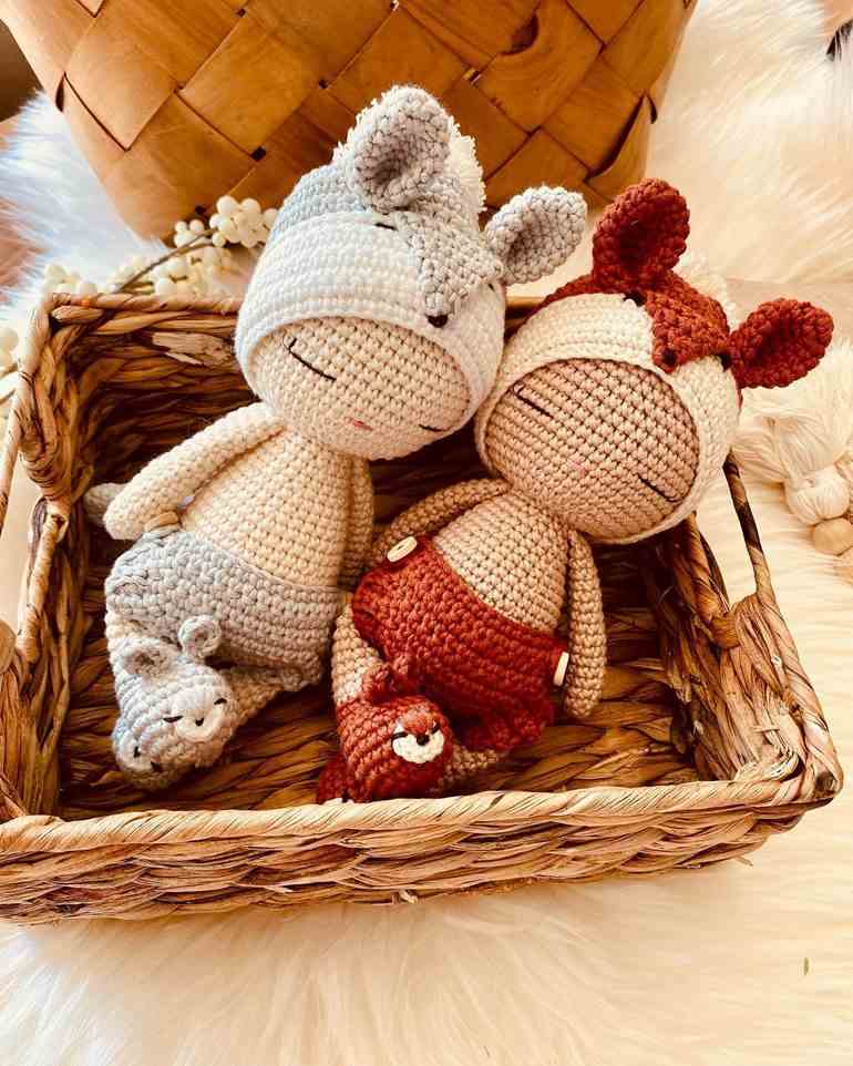 Amigurumis de bonecos fofos