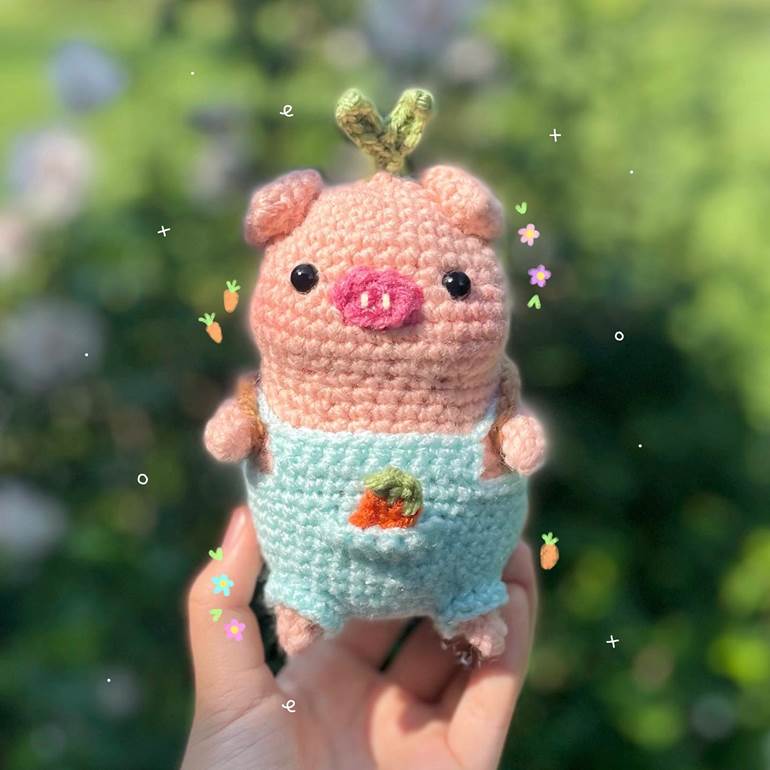 amigurumi de porquinho