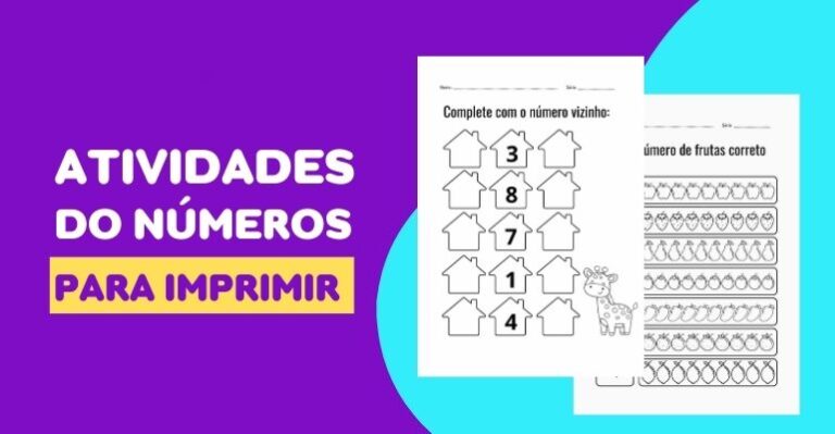 modelos de atividades com numeros para imprimir