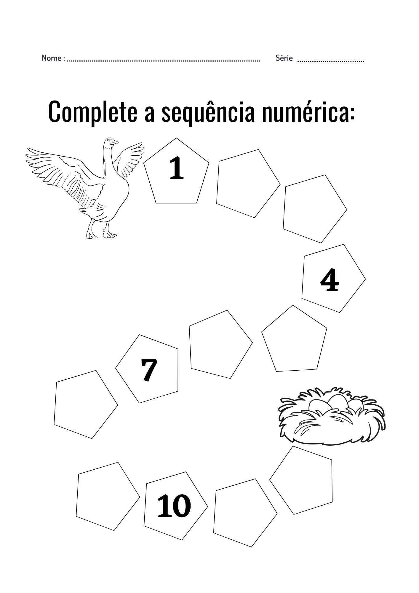 atividades com numeros