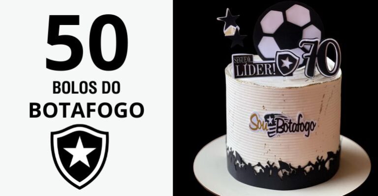 fotos de bolos do botafogo