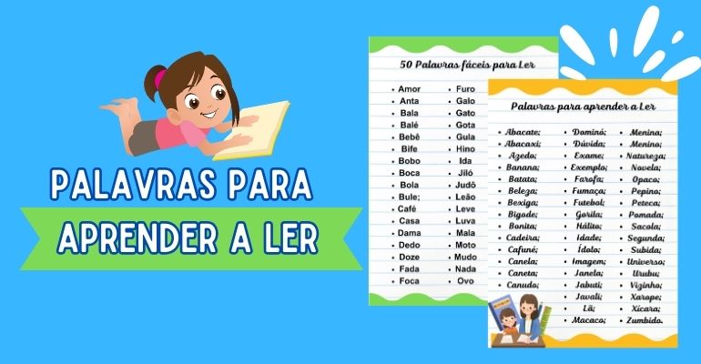 lista de palavras faceis de ler