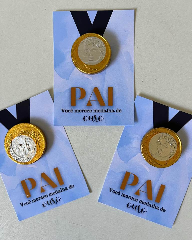 Lembrancinha de medalhas