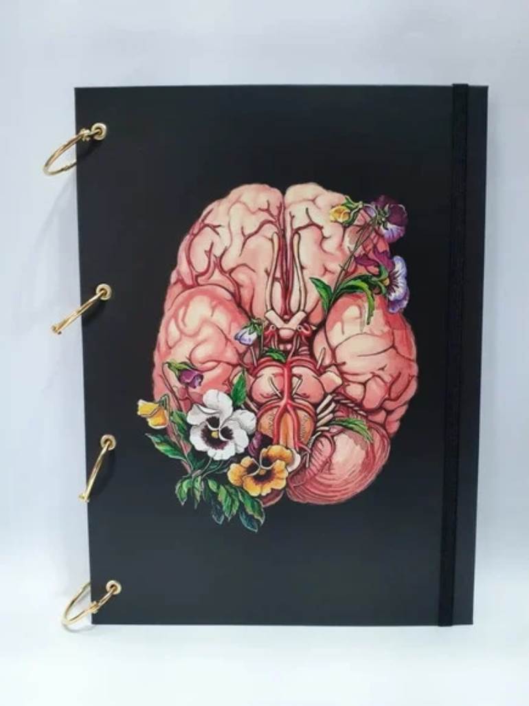 Capa de caderno cerebro